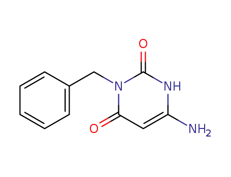2,4(1H,3H)-Pyrimidinedione, 6-amino-3-(phenylmethyl)-