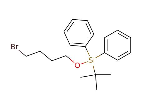 Molecular Structure of 125010-58-4 ((4-bromobutoxy)(tert-butyl)diphenylsilane)