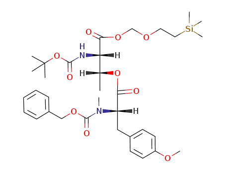 Z-N,O-dimethyltyrosine-O-Boc-threonine-OSEM