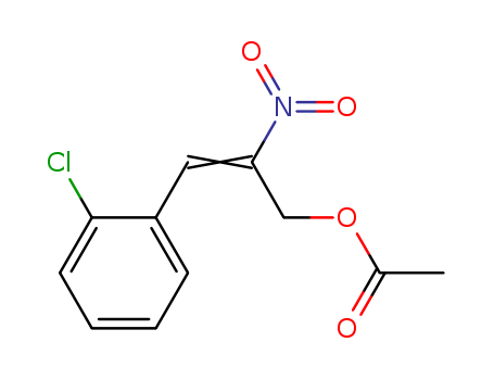 2-Propen-1-ol,3-(2-chlorophenyl)-2-nitro-, acetate (ester) (9CI)
