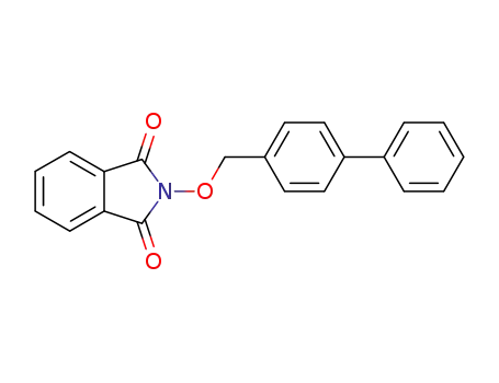 Molecular Structure of 1885-53-6 (2-(biphenyl-4-ylmethoxy)-1H-isoindole-1,3(2H)-dione)