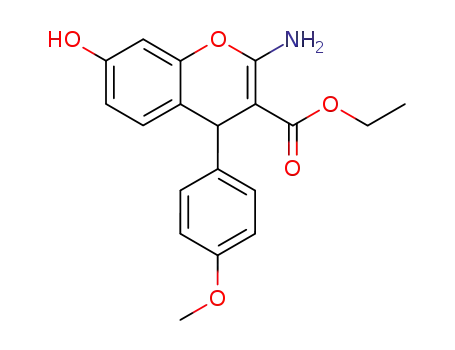 ethyl 2-amino-7-hydroxy-4-(4-methoxyphenyl)-4H-chromene-3-carboxylate