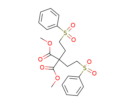 Propanedioic acid, bis[2-(phenylsulfonyl)ethyl]-, dimethyl ester