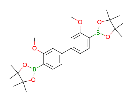 4,4'-bis(4,4,5,5-tetramethyl-[1,3,2]-dioxaborolan-2-yl)-3,3'-dimethoxybiphenyl