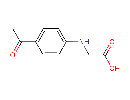Molecular Structure of 42288-24-4 (Glycine, N-(4-acetylphenyl)-)