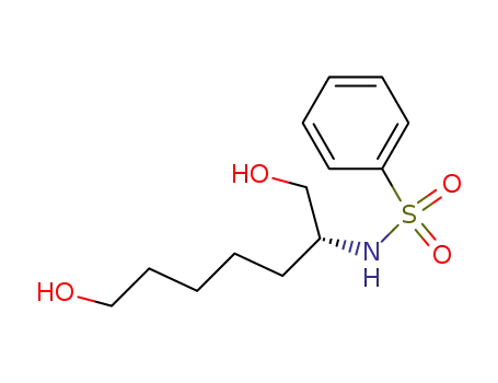 Benzenesulfonamide, N-[6-hydroxy-1-(hydroxymethyl)hexyl]-, (R)-