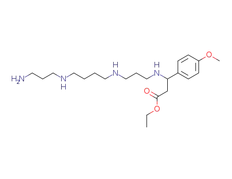 ethyl 16-amino-3-(4-methoxyphenyl)-4,8,13-triazahexadecanoate