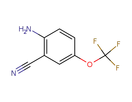 Molecular Structure of 549488-77-9 (2-AMINO-5-(TRIFLUOROMETHOXY)BENZONITRILE)