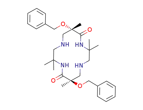 3,3,6,10,10,13-hexamethyl-6,13-bis(phenylmethoxy)-1,4,8,11-tetraazacyclotetradecane-5,12-dione