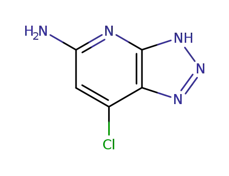 Molecular Structure of 38359-74-9 (7-chloro-7aH-[1,2,3]triazolo[4,5-b]pyridin-5-amine)