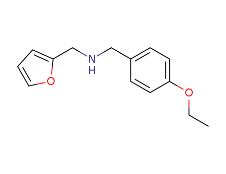 Molecular Structure of 436096-81-0 ((4-ETHOXY-BENZYL)-FURAN-2-YLMETHYL-AMINE)