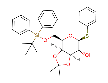 phenyl 6-O-[(tert-butyl)diphenylsilyl]-3,4-O-isopropylidene-1-thio-β-D-galactopyranoside