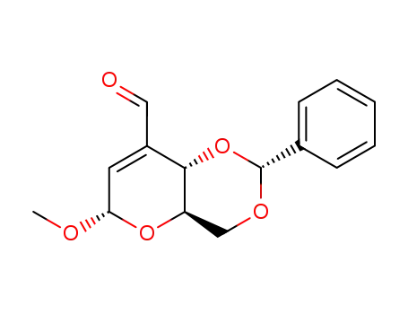 methyl 4,6-O-benzylidene-2,3-dideoxy-3-C-formyl-α-D-erythro-hex-2-enopyranoside