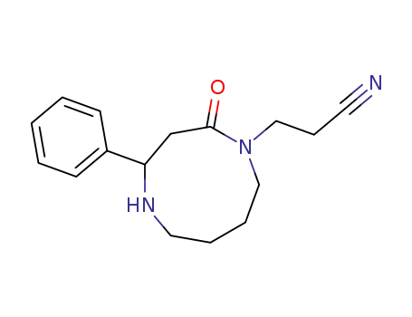 1-(2-cyanoethyl)-4-phenyl-1,5-diazacyclononan-2-one