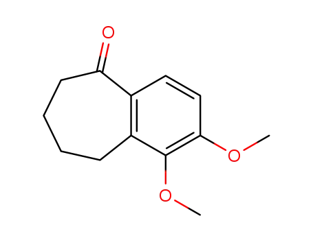Molecular Structure of 54130-94-8 (1,2-dimethoxy-6,7,8,9-tetrahydro-5H-benzo[7]annulen-5-one)
