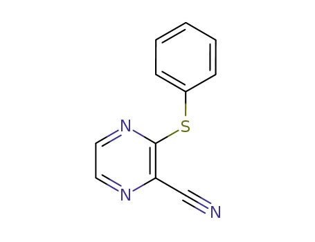3-(phenylthio)pyrazine-2-carbonitrile