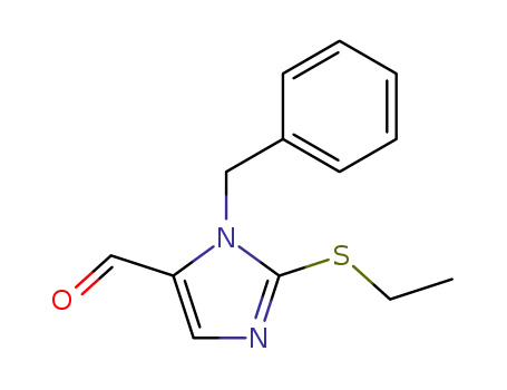1H-Imidazole-5-carboxaldehyde, 2-(ethylthio)-1-(phenylmethyl)-