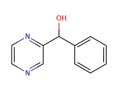 Molecular Structure of 98792-43-9 ((α-hydroxybenzyl)pyrazine)