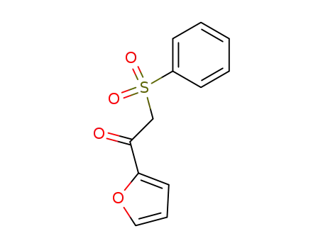 Molecular Structure of 144888-17-5 (Ethanone, 1-(2-furanyl)-2-(phenylsulfonyl)-)
