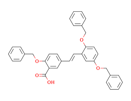 (E)-5-[2-(Beznyloxy)2-[2,5-bis(benzyloxy)phenyl]ethenyl]-benzoic Acid