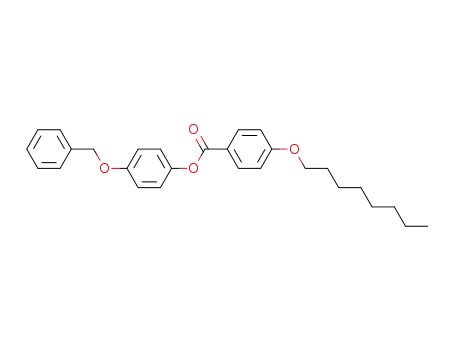 Benzoic acid, 4-(octyloxy)-, 4-(phenylmethoxy)phenyl ester
