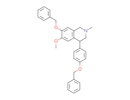 4-(4-benzyloxyphenyl)-7-benzyloxy-6-methoxy-2-methyl-1,2,3,4-tetrahydroisoquinoline