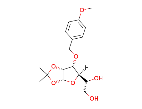 (R)-1-[(3aR,5R,6R,6aR)-6-(4-methoxybenzyloxy)-2,2-dimethyltetrahydrofuro[2,3-d][1,3]dioxol-5-yl]ethane-1,2-diol