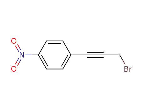 Molecular Structure of 61266-34-0 (Benzene, 1-(3-bromo-1-propynyl)-4-nitro-)