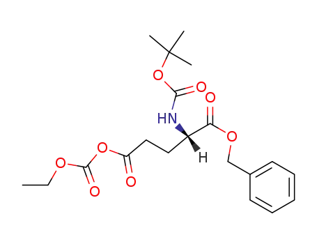 2-<i>tert</i>-butoxycarbonylamino-5-ethoxycarbonyloxy-5-oxo-pentanoic acid benzyl ester