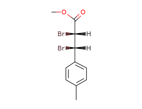 (trans)-methyl 2,3-dibromo-3-(p-tolyl)propanoate