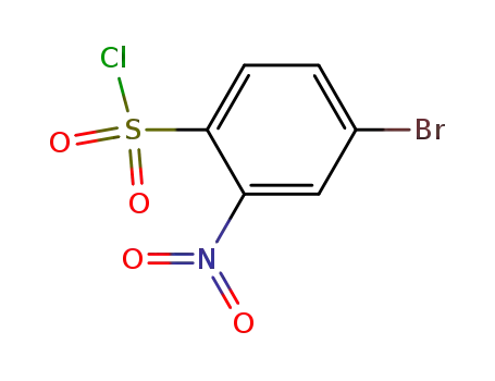 Molecular Structure of 89465-98-5 (4-bromo-2-nitrobenzene-1-sulfonyl chloride)