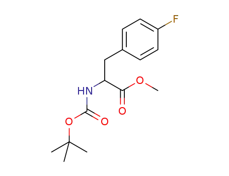 methyl 2-((tert-butoxycarbonyl)amino)-3-(4-fluorophenyl)propanoate