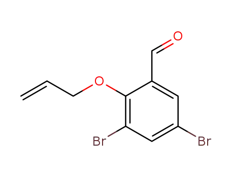 Molecular Structure of 181280-07-9 (2-allyloxy-3,5-dibromo-benzaldehyde)