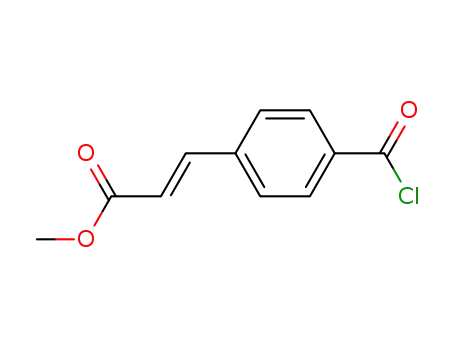 2-Propenoic acid, 3-[4-(chlorocarbonyl)phenyl]-, methyl ester, (2E)-
