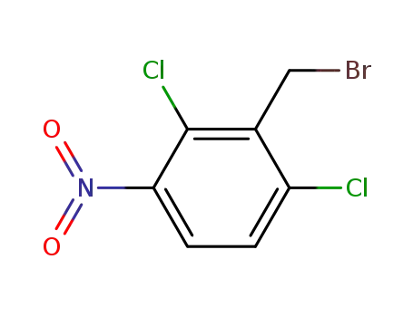 Molecular Structure of 83141-02-0 (2,6-Dichloro-3-nitrobenzyl BroMide)