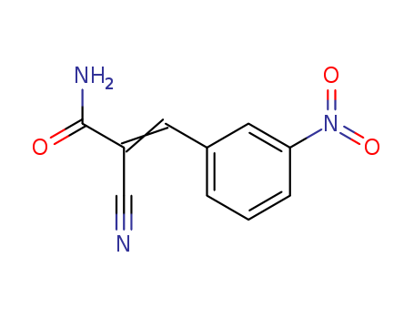 2-cyano-3-(3-nitrophenyl)prop-2-enamide cas  55629-53-3