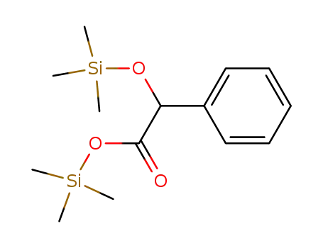 Molecular Structure of 2078-19-5 (α-(Trimethylsilyloxy)phenylacetic acid trimethylsilyl ester)