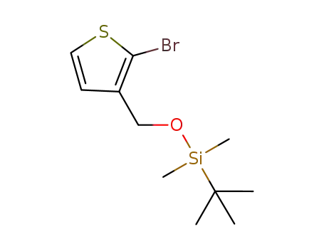 [(2-bromo-3-thienyl)methoxy](tert-butyl)dimethylsilane