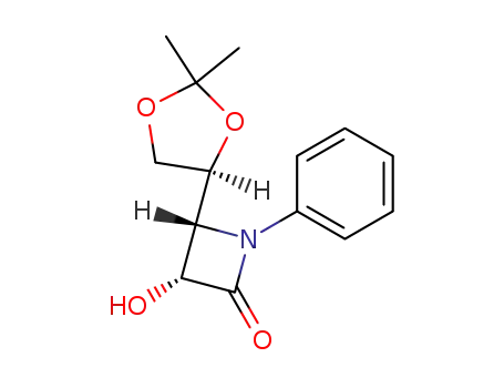 (3R,4R)-4-((S)-2,2-Dimethyl-[1,3]dioxolan-4-yl)-3-hydroxy-1-phenyl-azetidin-2-one