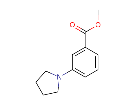 Best price/ 3-Pyrrolidin-1-yl-benzoic acid methyl ester  CAS NO.186086-71-5