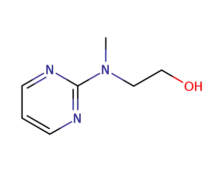 Molecular Structure of 122320-79-0 (Ethanol, 2-(methyl-2-pyrimidinylamino)-)