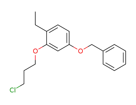 Benzene, 2-(3-chloropropoxy)-1-ethyl-4-(phenylmethoxy)-