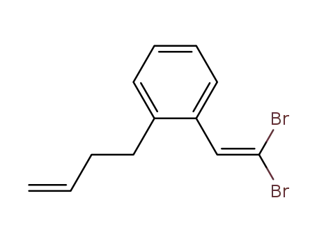 Benzene, 1-(3-butenyl)-2-(2,2-dibromoethenyl)-
