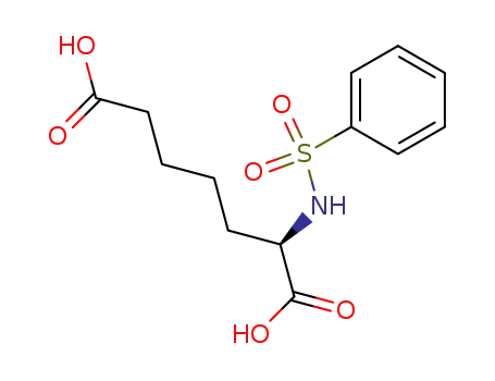 Heptanedioic acid, 2-[(phenylsulfonyl)amino]-, (R)-