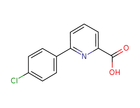Molecular Structure of 135432-77-8 (6-(4-Chlorophenyl)-picolinic acid)