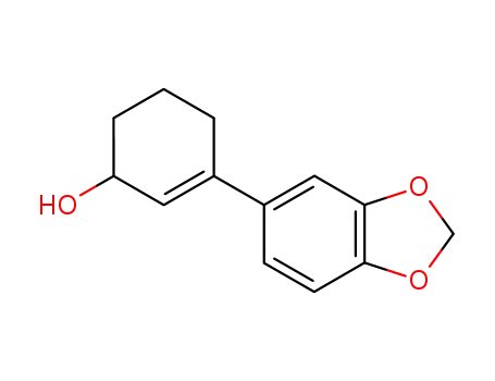 Molecular Structure of 141090-98-4 (2-Cyclohexen-1-ol, 3-(1,3-benzodioxol-5-yl)-)