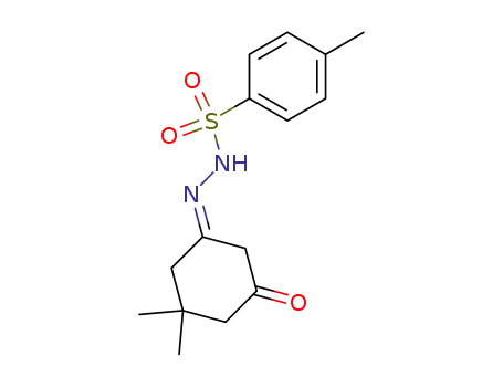 Molecular Structure of 41189-09-7 (Benzenesulfonic acid, 4-Methyl-, 2-(3,3-diMethyl-5-oxocyclohexylidene)hydrazide)