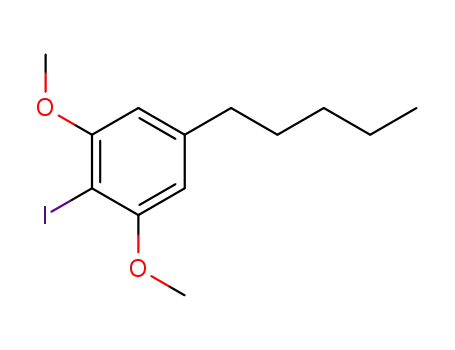 Benzene, 2-iodo-1,3-dimethoxy-5-pentyl-