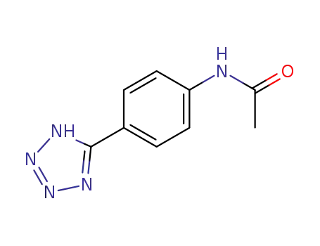 Molecular Structure of 73096-38-5 (Acetamide, N-[4-(1H-tetrazol-5-yl)phenyl]-)