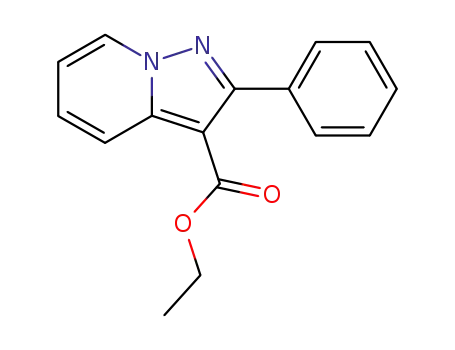 Molecular Structure of 51065-76-0 (2-PHENYL-PYRAZOLO[1,5-A]PYRIDINE-3-CARBOXYLIC ACID ETHYL ESTER)